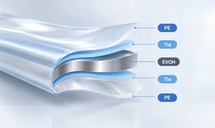 clear high barrier film structure